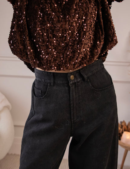 Easy Maddy Dark Grey - Jeans