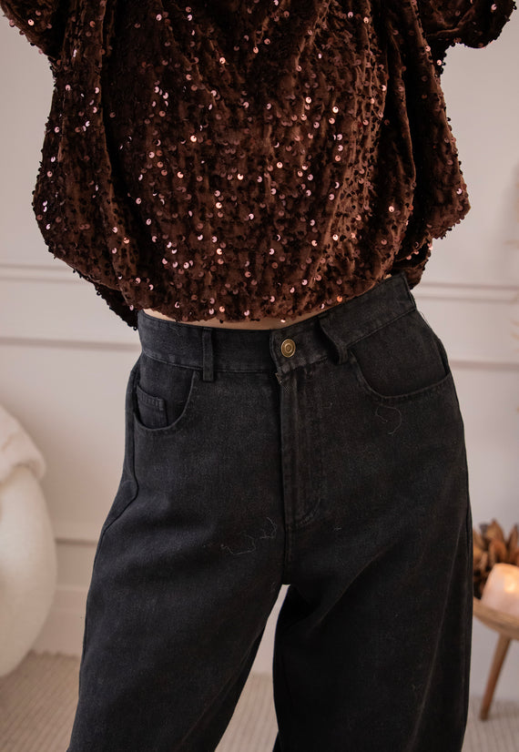 Easy Maddy Dark Grey - Jeans