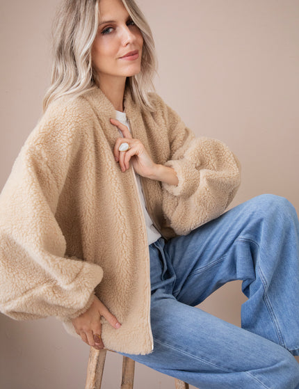 Teddy Snuggle Beige - Jacket