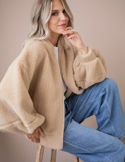 Teddy Snuggle Beige - Jacket