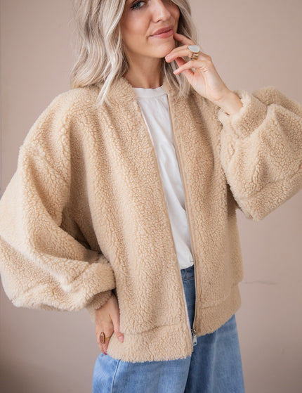 Teddy Snuggle Beige - Jacket