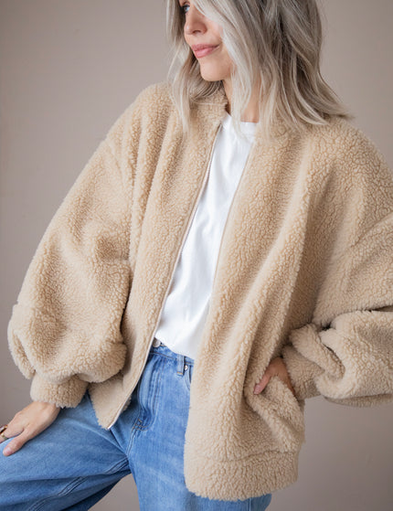 Teddy Snuggle Beige - Jacket