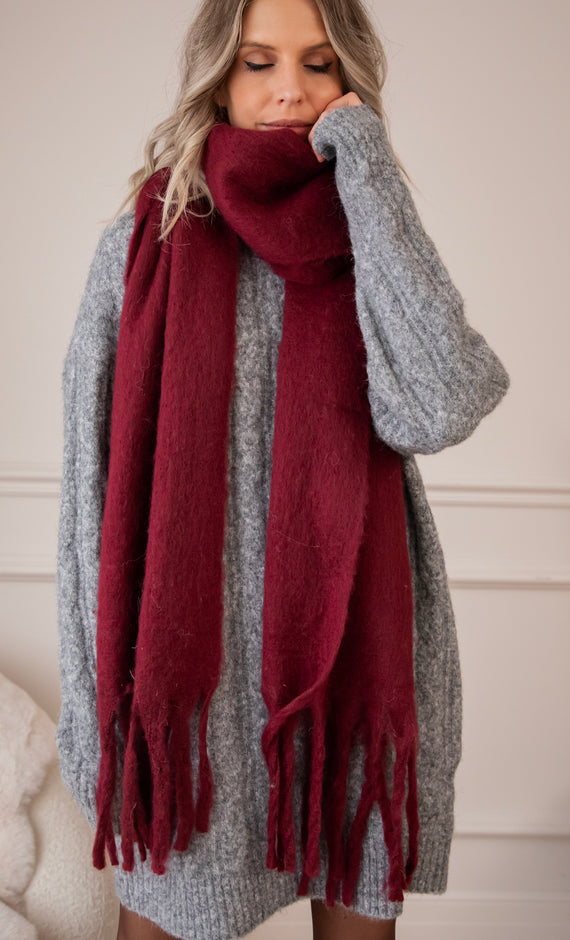 Anaïs Burgundy - Sjaal