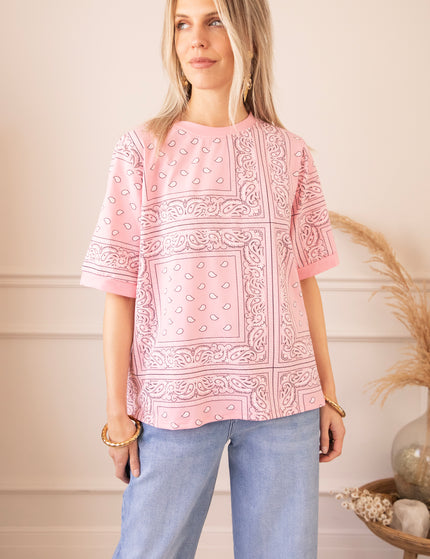 T-Shirt - Sadie Paisley - Babyrosa