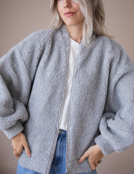 Teddy Snuggle Grey - Jacket