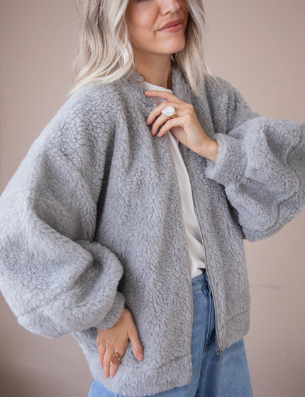 Teddy Snuggle Grey - Jacket