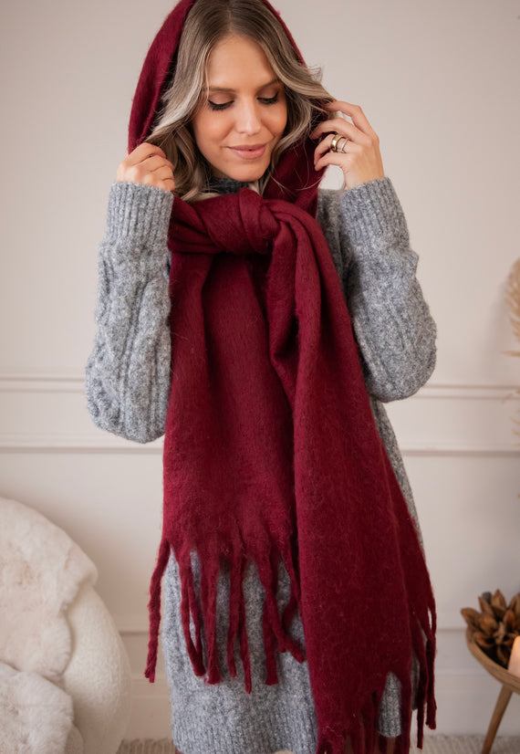 Anaïs Burgundy - Scarf