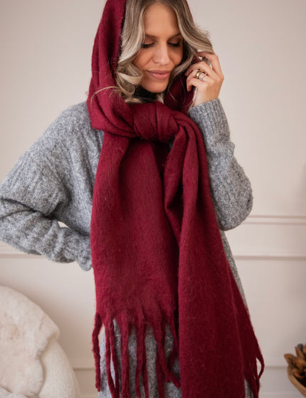 Anaïs Burgundy - Sjaal