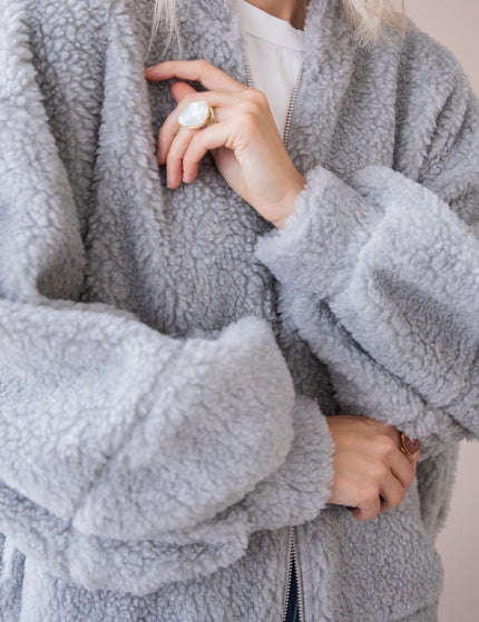 Teddy Snuggle Grey - Jacket