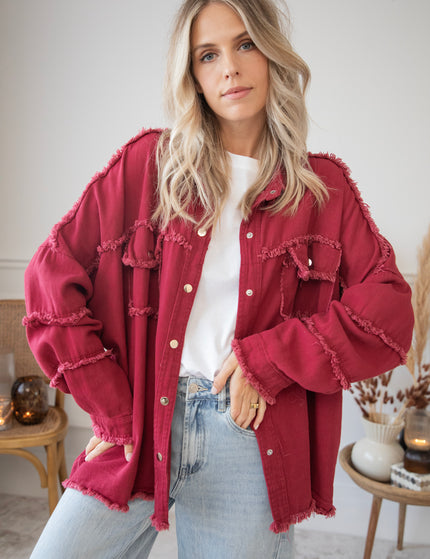 Boho Back Burgundy - Jacket