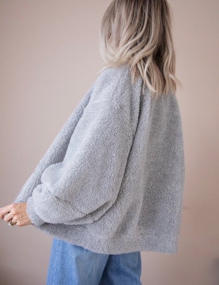 Teddy Snuggle Grey - Jacket