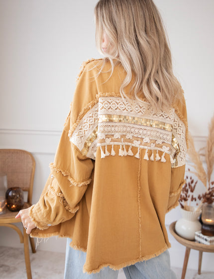 Jacke - Boho Back - Camel