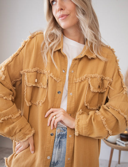 Jacke - Boho Back - Camel