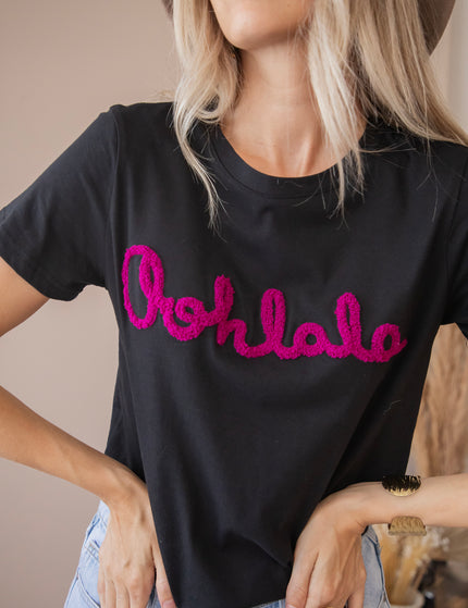 Oohlala Black/Magenta - T-Shirt