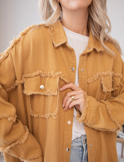 Jacke - Boho Back - Camel