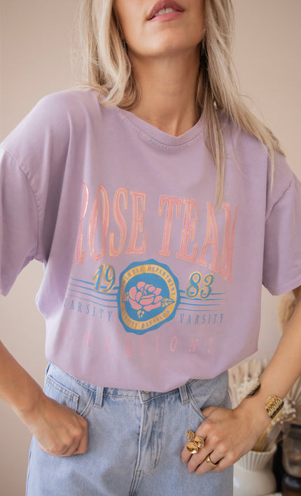 Rose Team Lila - T-Shirt