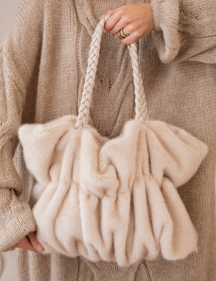 Fur Frown Beige - Handtas