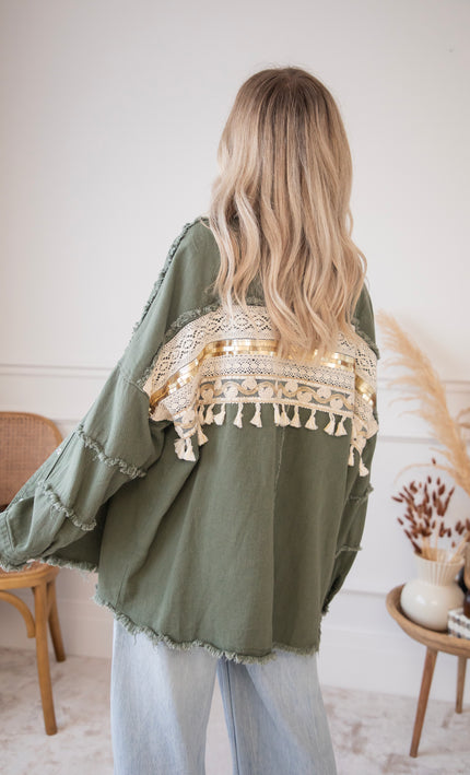 Boho Back Kaki - Jacket