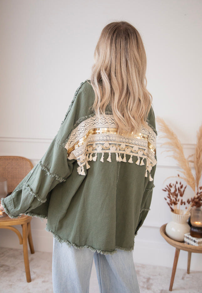 Boho Back Kaki - Jacket