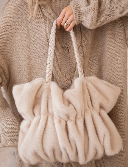 Fur Frown Beige - Handtas