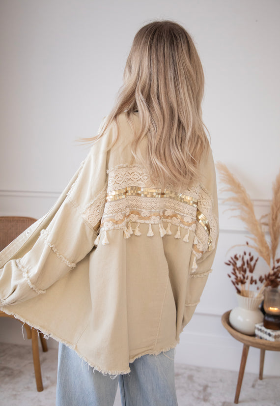 Boho Back Beige - Jacket