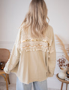 Jacke - Boho Back - Beige