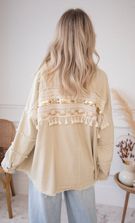 Boho Back Beige - Jacket