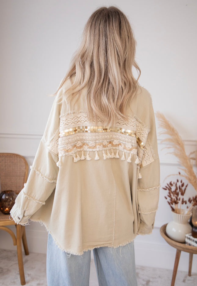 Boho Back Beige - Jacket