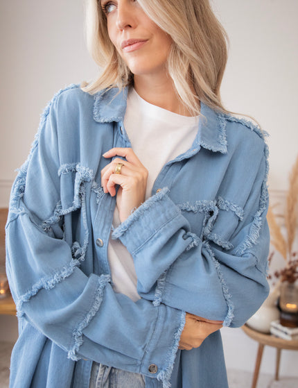 Boho Back Dusty Blue - Jacket