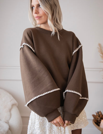 Snuggle Up Extra Brown - Sweater