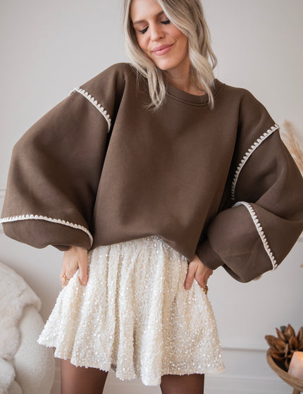 Snuggle Up Extra Brown - Sweater