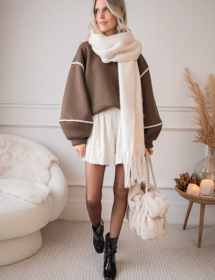 Snuggle Up Extra Brown - Sweater