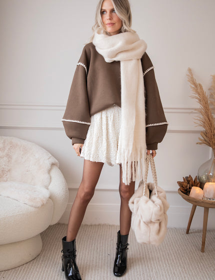 Snuggle Up Extra Brown - Sweater
