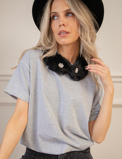 Furry Finishing Touch Black - Collar