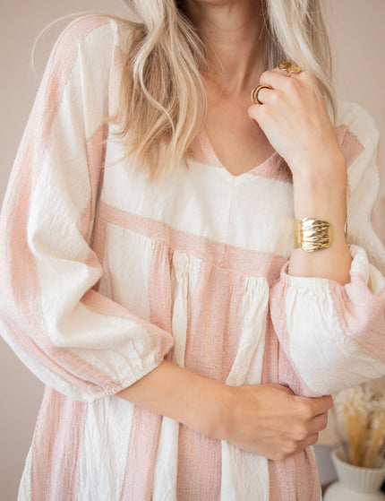 Striped Suky Old Pink - Maxi Dress 