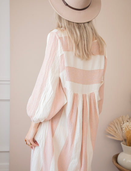 Striped Suky Old Pink - Maxi Dress 