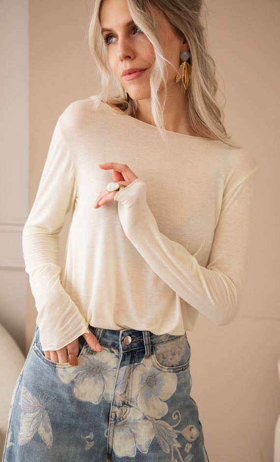 Meshmerize Soft Yellow - Longsleeve