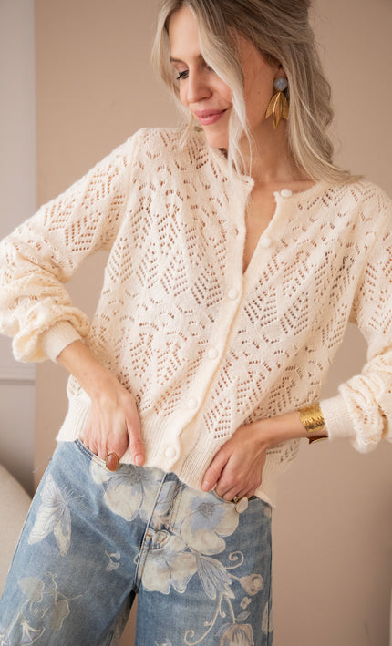 Tilly Cream - Cardigan