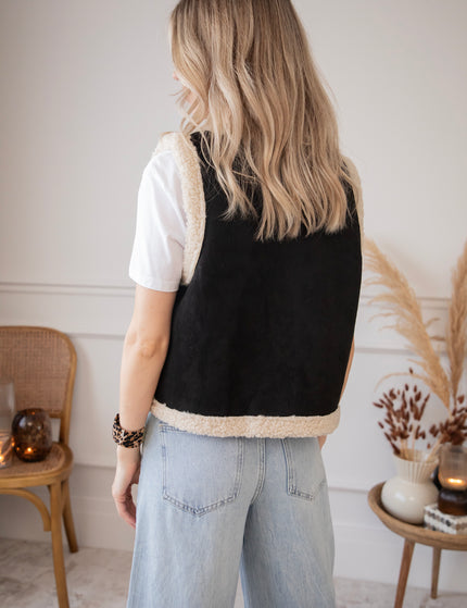 Toya Teddy Black - Jacket/Vest