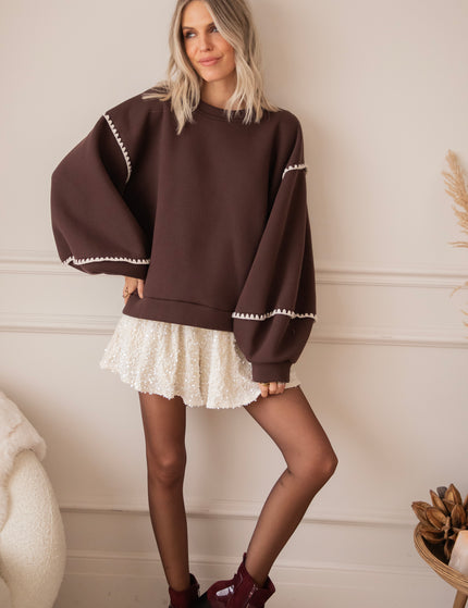 Snuggle Up Extra Choco - Sweater
