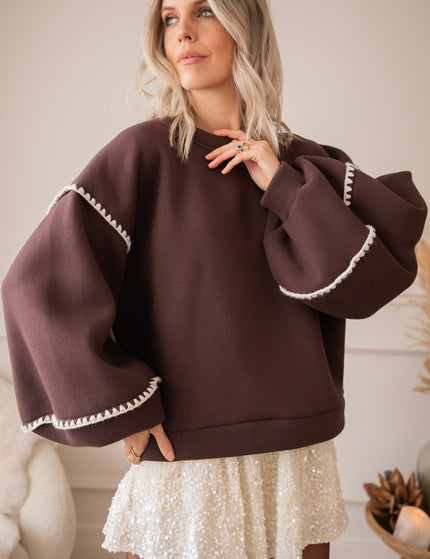 Snuggle Up Extra Choco - Sweater