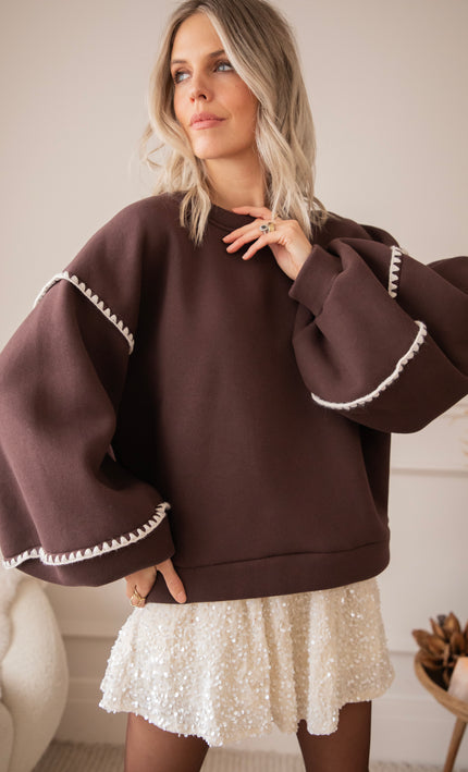 Snuggle Up Extra Choco - Sweater