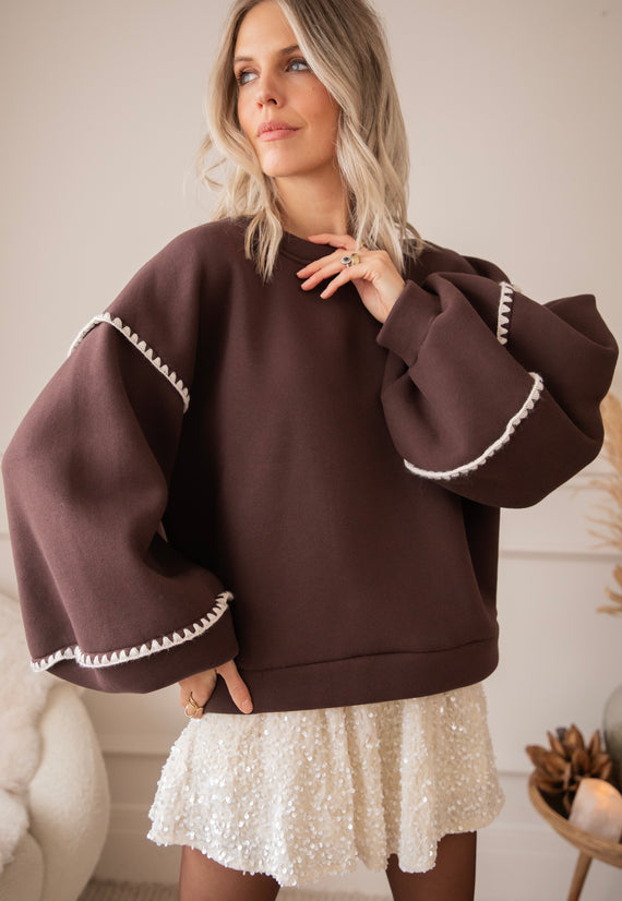 Snuggle Up Extra Choco - Sweater