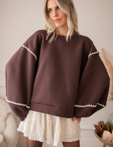 Snuggle Up Extra Choco - Sweater