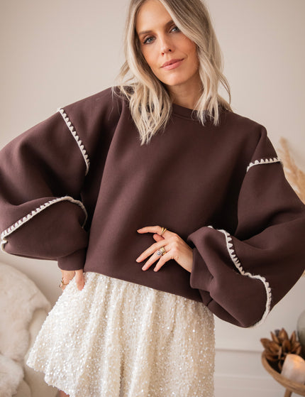 Snuggle Up Extra Choco - Sweater