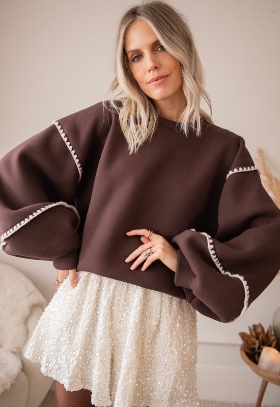 Snuggle Up Extra Choco - Sweater