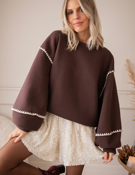 Snuggle Up Extra Choco - Sweater