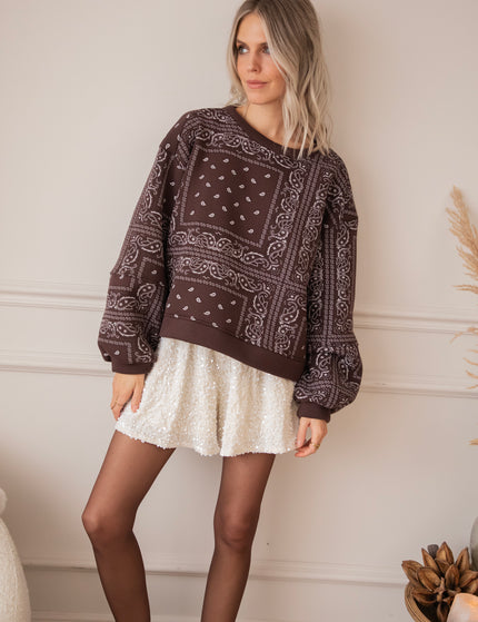 Baggy Bandana Brown - Sweater