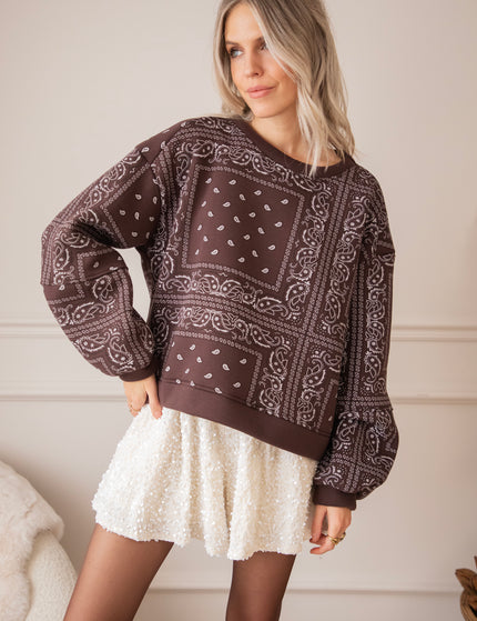 Baggy Bandana Brown - Sweater