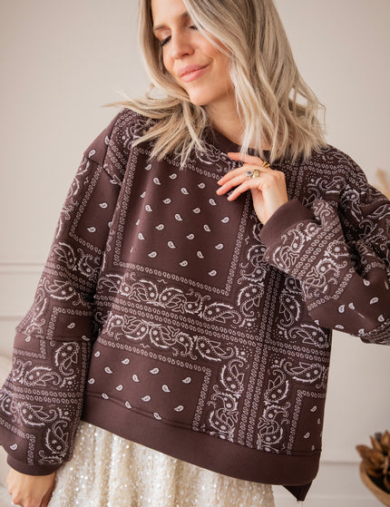 Baggy Bandana Brown - Sweater